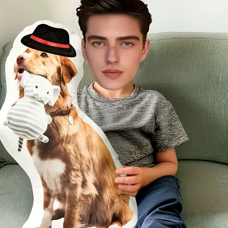 Custom Modern Pet Pillow, Sing - Pet Portrait Custom review and price